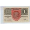 Image 2 : AUSTRIA. AUSTRO HUNGARIAN BANK 1916 1 KRONE. WORLD WAR I ISSUE. REVERSE SAYS COUNTERFEITERS WILL BE 