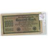 Image 1 : GERMANY. WEIMAR REPUBLIC 1922 1000 MARK INFLATION NOTE. F-12