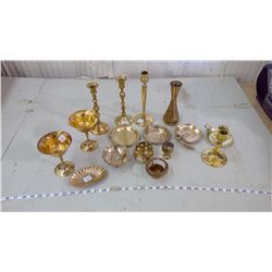 LOT OF BRASSWARE