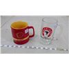 Image 1 : CALGARY FLAMES BEER MUG AND BEER STEIN