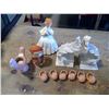 Image 1 : DOLL FIGURINE - WALL BRACKETS - TEA LIGHT HOLDER BOSSON HEAD - NAPKIN RINGS