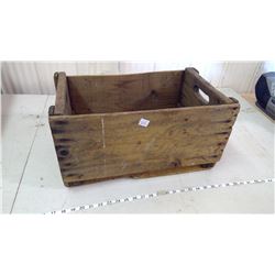 VINTAGE WOODEN COCA-COLA BOX STAINED WATER PROOF