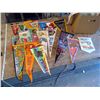 Image 1 : LOT OF VINTAGE 1950'S-60'S FELT PENNANTS