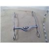 Image 2 : HORSE BIT "CURB BIT" NICKEL CHROME BY " AMERICAN
