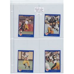 LOT OF 4 CFL HAMILTON TIGER-CATS 1994 SPORTS CARDS INCLUDING EARL WINFIELD, BOBBY DAWSON, TUINEAU AL