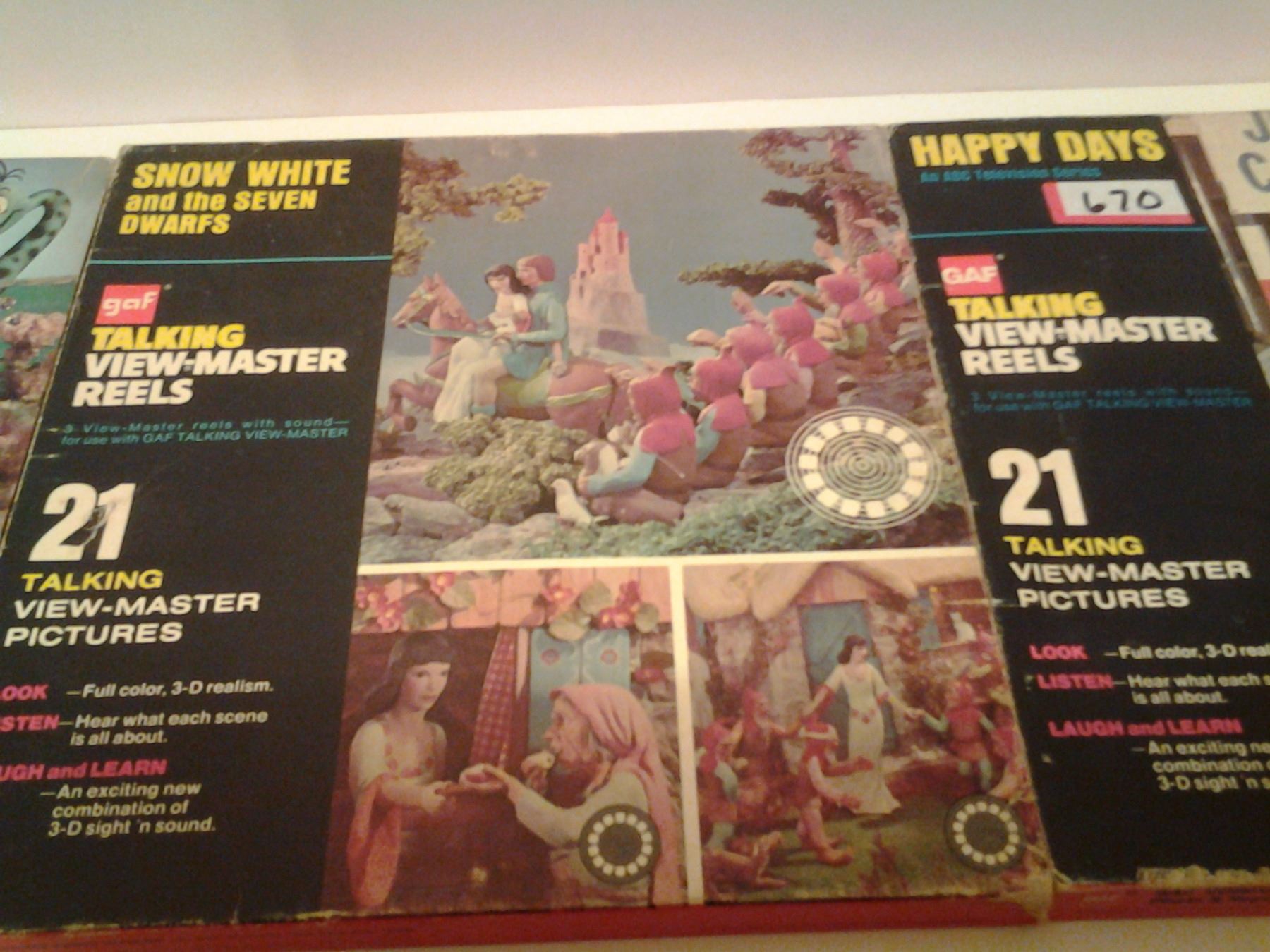 3 TALKING VIEW MASTER REELS