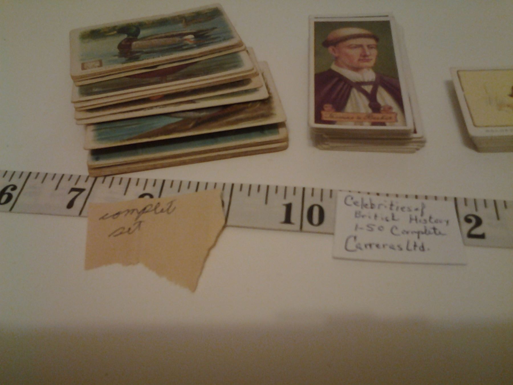 CIGARETTE CARDS 4 COMPLETE SETS