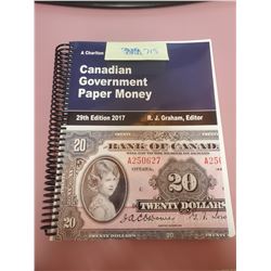 CHARLTON STANDARD CATALOGUE 2017 CANADIAN GOVERNMENT PAPER MONEY