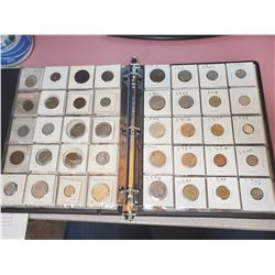 BINDER OF MISC. FOREIGN COINS