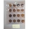 Image 1 : SHEET OF 16 ONE PENNY DATES RANGE FROM 1905-1964