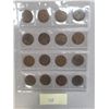 Image 1 : SHEET OF 16 ONE PENNY DATES RANGE FROM 1905-1938