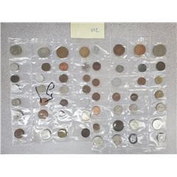 TWO SHEETS OF VARIOUS COINS
