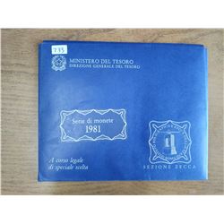 MINISTERO DEL TESORO 1981