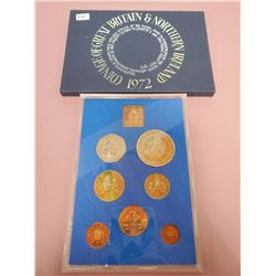 ELIZABETH R 1972 COINS OF GREAT BRITAIN & NORTHERN IRELAND