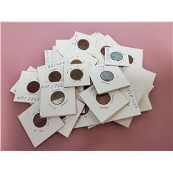 36 AMERICAN 1 CENT VARIOUS DATES