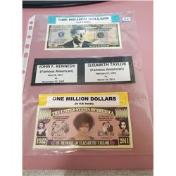 1 MILLION DOLLARS X2 IN A SHEET