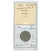 Image 1 : 1916 SILVER 25 CENTS. WORLD WAR I ISSUE. F-12