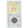 Image 1 : 1921 SILVER 25 CENTS. KEY DATE. MINTAGE OF ONLY 597, 337. VG-8