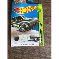 65 MUSTANG 2+2 FAST BACK HOT WHEELS IN ORIGINAL PACKAGE