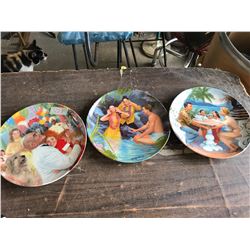 3 MOVIE COLLECTOR PLATES 2- "SOUTH PACIFIC" AND 1 "ANNIE"