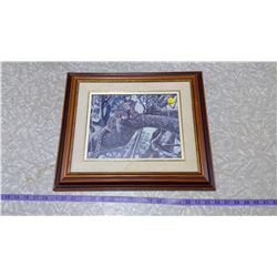 FRAMED ROBERT BATEMAN PRINT