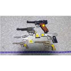 LOT OF SIX CAP GUNS