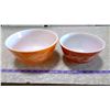 Image 1 : TWO PYREX BOWLS (WHEAT PATTERN)