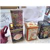 Image 3 : LOT OF TEA TINS & TEAPOT