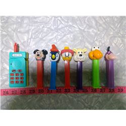 LOT OF PEZ CONTAINERS