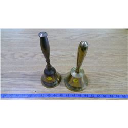 2 BRASS BELLS