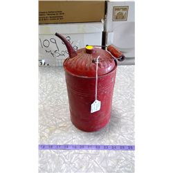 RED FUEL CONTAINER FOR OLD LAMPS