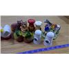 Image 2 : LOT OF 7 PAIR SALT & PEPPER SHAKERS