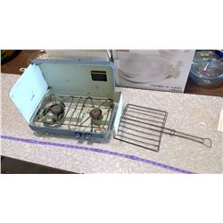 "PRIMUS" TWO BURNER CAMP STOVE AND TOASTER