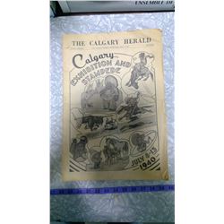 1940 CALGARY STAMPEDE NEWSPAPER
