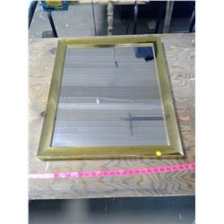 BASS FRAMED MIRROR 23" X 27"
