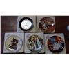 Image 1 : 5 DECORATIVE PLATES NORMAN ROCKWELL