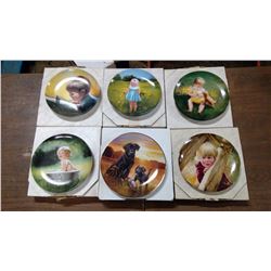 6 DECORATIVE PLATES