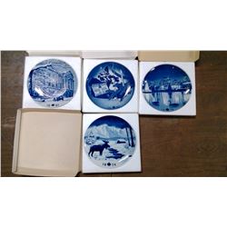 4 DECORATIVE PLATES
