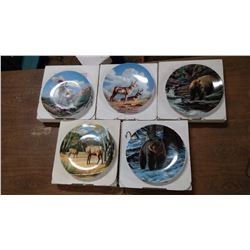 5 DOMINION CHINA LTD. DECORATIVE PLATES