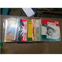 LOT OF RECORDS WILF CARTER