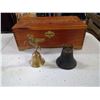 Image 2 : BRASS BELLS AND WOODEN BOX