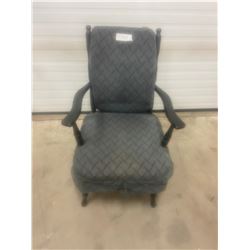 UPHOLSTERED SPRING ROCKER