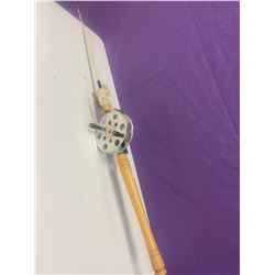 STEEL LINE FISHING ROD + REEL - 45' CALIFORNIAN