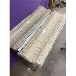 2 TIN CEILING TILE BORDERS 48'X13' VERY ORNATE OVER 100 YEARS OLD