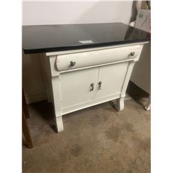 WASH STAND - SOILD MARBLE TOP EMPIRE STYLE 34' W- 28' H