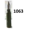 Image 1 : 25MM DUMMY SHELL WITH STEEL CASE, 7" TALL