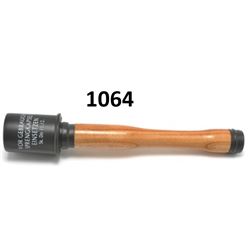 REPLICA GERMAN M1924 POTATO MASHER STICK GRENADE, WOOD HANDLE