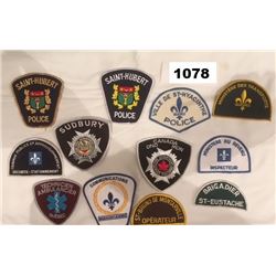 EMERGENCY SERVICES AND LEO SHOULDER PATCHES