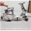 Image 3 : POLISHED ALUMINUM VESPA SCOOTER