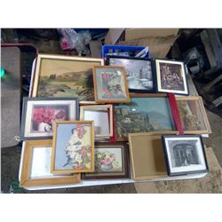 LOT OF FRAMES, VARIOUS SIZES